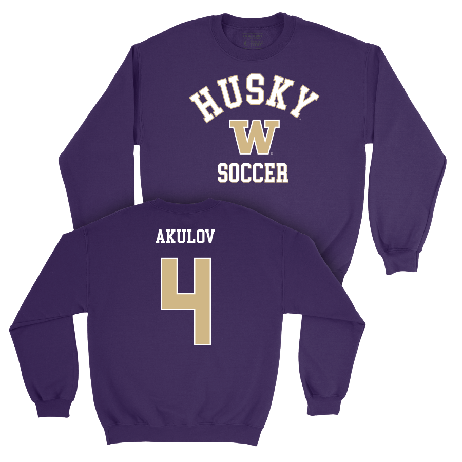 Men's Soccer Purple Classic Crew   - Egor Akulov