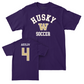 Men's Soccer Purple Classic Tee   - Egor Akulov