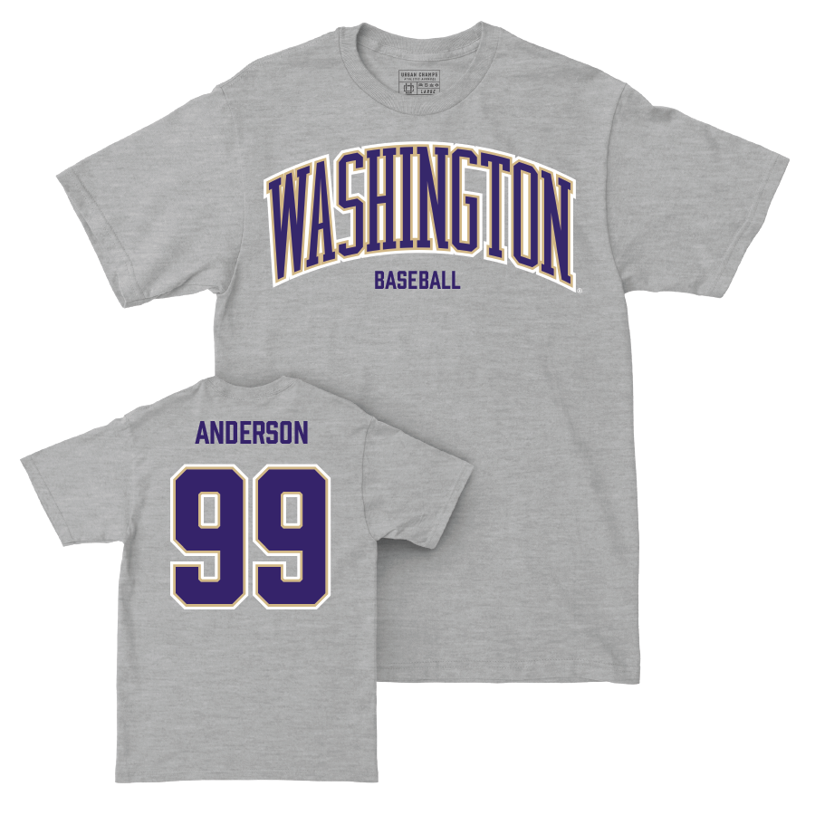 Baseball Sport Grey Arch Tee - Logan Anderson