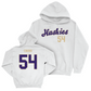 Football White Script Hoodie   - Parker Cross