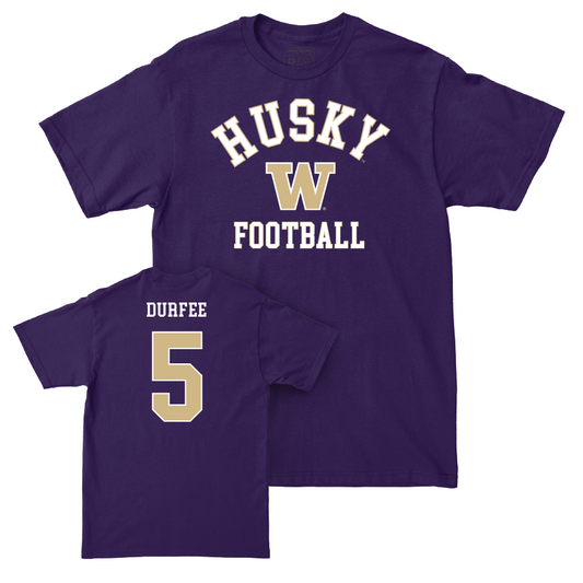 Football Purple Classic Tee   - Zach Durfee