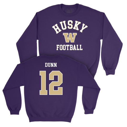 Football Purple Classic Crew   - Tristan Dunn