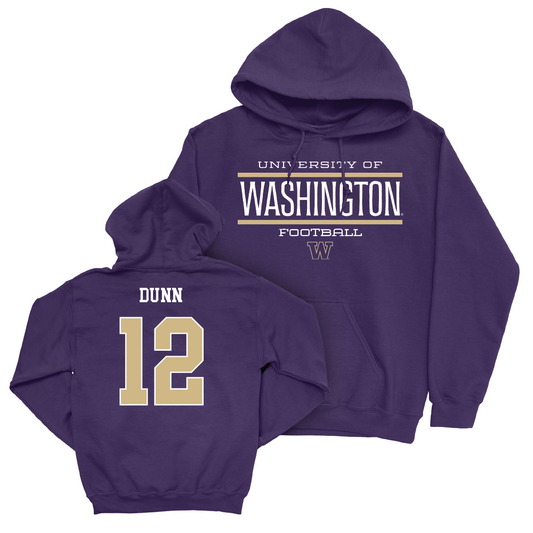 Football Staple Purple Hoodie   - Tristan Dunn