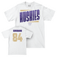 Football White Slant Comfort Colors Tee  - Jackson Girouard