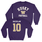 Football Purple Classic Crew - Lance Holtzclaw