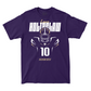 Football Silhouette Purple Tee - Lance Holtzclaw