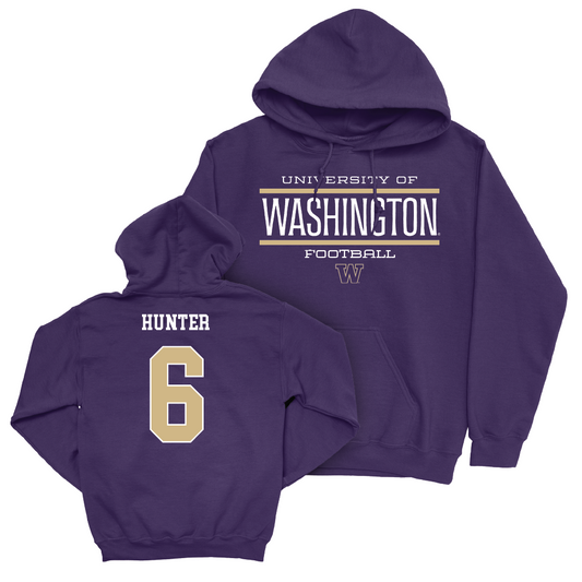 Football Staple Purple Hoodie   - Jeremiah Hunter