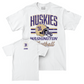 Football White Graphic Comfort Colors Tee   - Luke Luchini