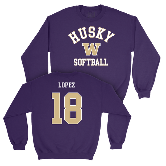 Softball Purple Classic Crew   - Lindsay Lopez