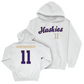 Women's Soccer White Script Hoodie  - Ioanna Papatheodorou