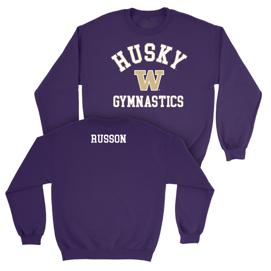 Women's Gymnastics Purple Classic Crew   - Taylor Russon
