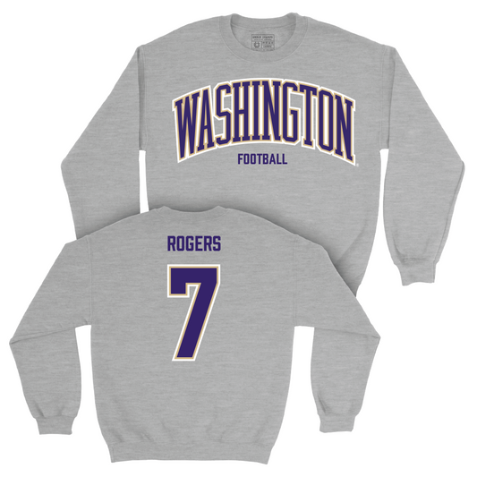 Football Sport Grey Arch Crew    - Will Rogers