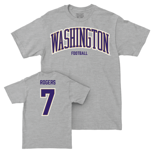 Football Sport Grey Arch Tee    - Will Rogers