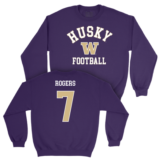 Football Purple Classic Crew    - Will Rogers