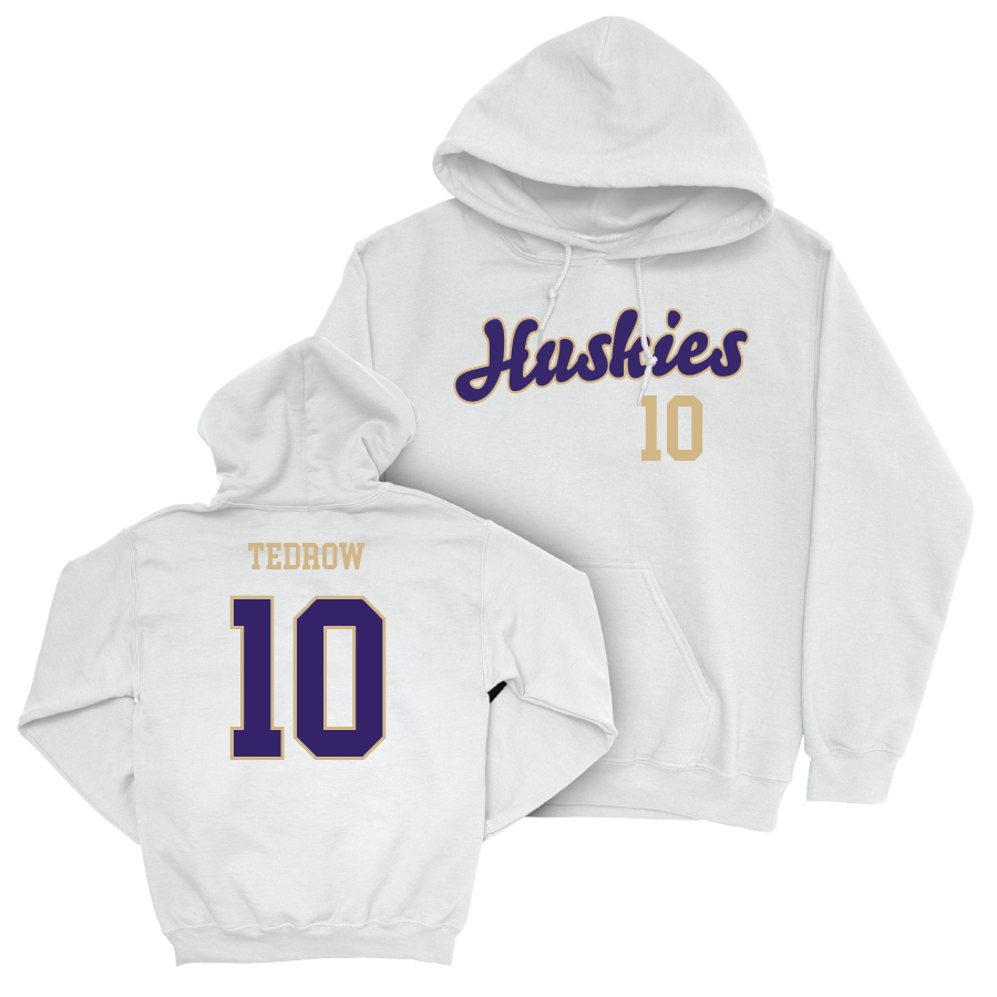 Softball White Script Hoodie     - Piper Tedrow