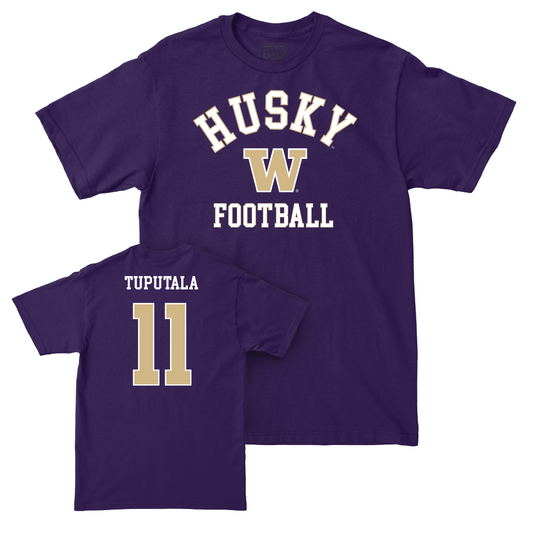 Football Purple Classic Tee   - Alphonzo Tuputala