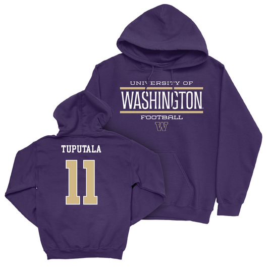 Football Staple Purple Hoodie   - Alphonzo Tuputala