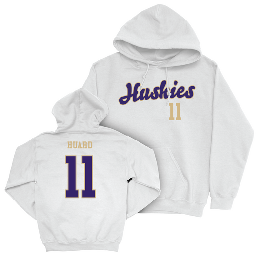 Women's Volleyball White Script Hoodie - Brooke Huard Youth Small