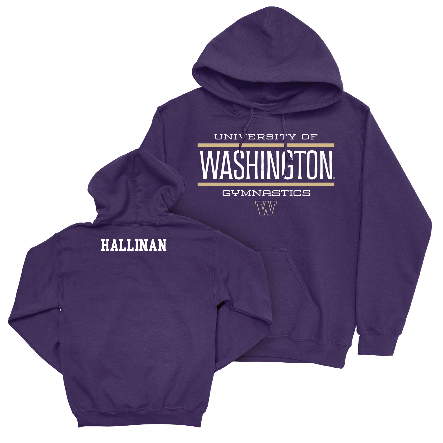 Women's Gymnastics Staple Purple Hoodie - Chelsea Hallinan Youth Small