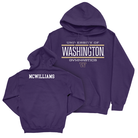 Women's Gymnastics Staple Purple Hoodie - Caitlin McWilliams Youth Small