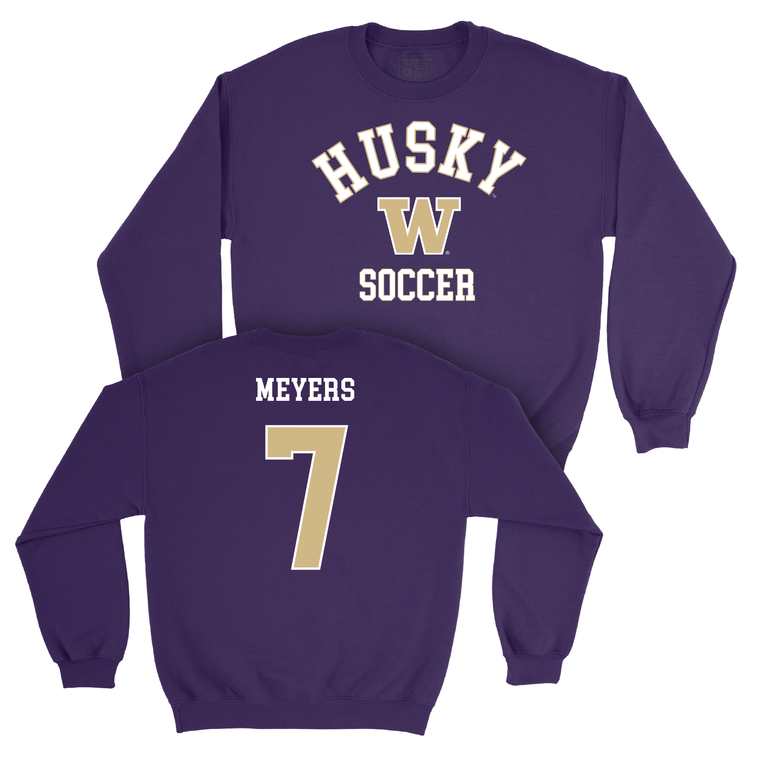 Men's Soccer Purple Classic Crew - Chris Meyers Youth Small