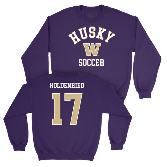 Women's Soccer Purple Classic Crew - Jadyn Holdenried Youth Small