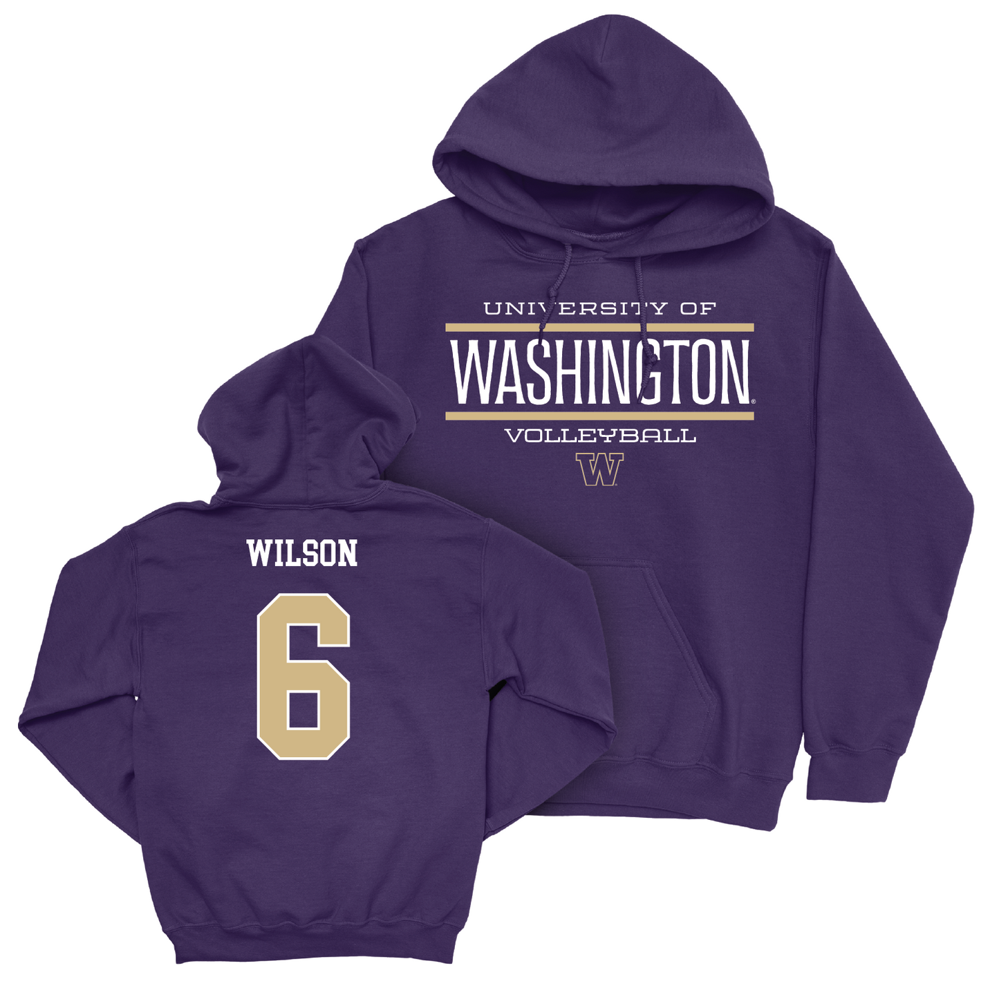 Women's Volleyball Staple Purple Hoodie - Molly Rae Wilson Youth Small