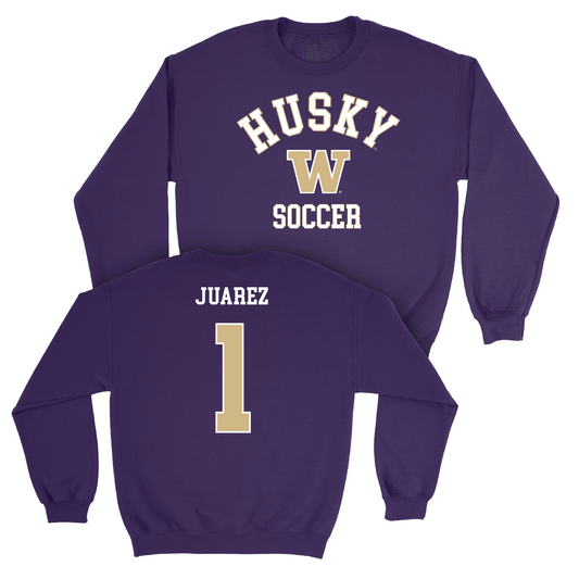 Women's Soccer Purple Classic Crew - Olivia Juarez Youth Small