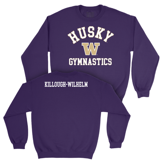 Women's Gymnastics Purple Classic Crew - Skylar Killough-Wilhelm Youth Small