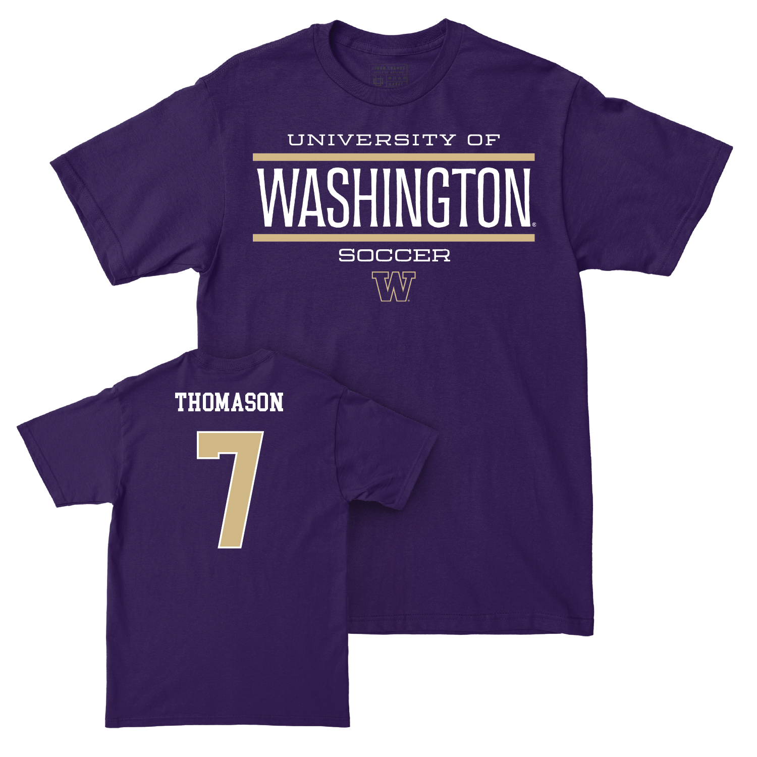 Women's Soccer Staple Purple Tee - Tatum Thomason Youth Small