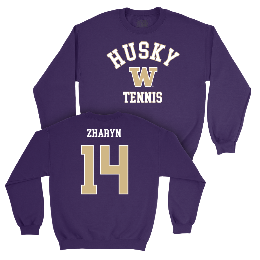 Men's Tennis Purple Classic Crew  - Dzianis Zharyn